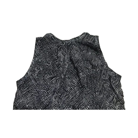 Converse One Star Womens Sleeveless V-Neck Shirt Blouse Top Small S Black White - Picture 6 of 12